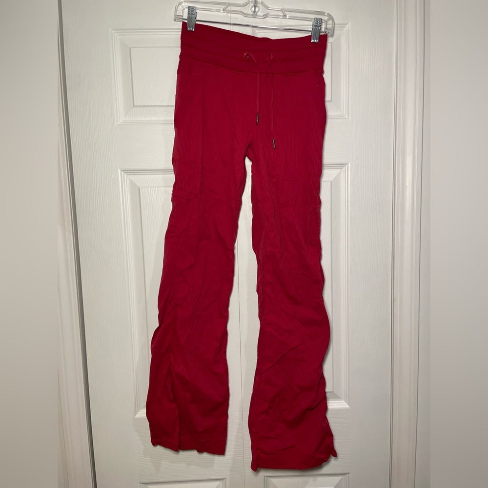 Red Lululemon Sweatpants
